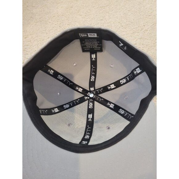 EUC New Era 59 fifty Grey Hat Cap Size 7 1/4 Horned Frogs Embroidery TCU - Picture 6 of 7